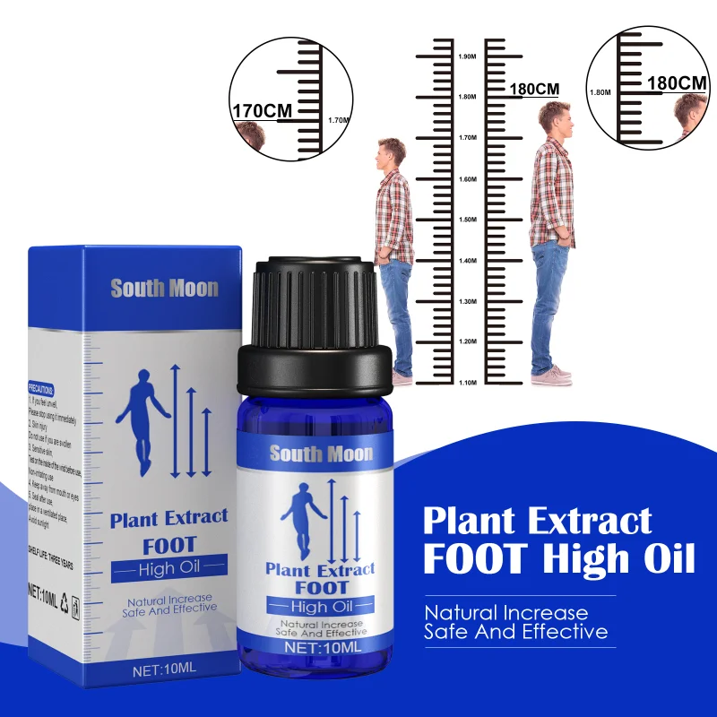 

Natural Height Increasing Oil Body Grow Taller Promote Bone Growth Heightening Conditioning Essential Oil Foot Health Care 10ml