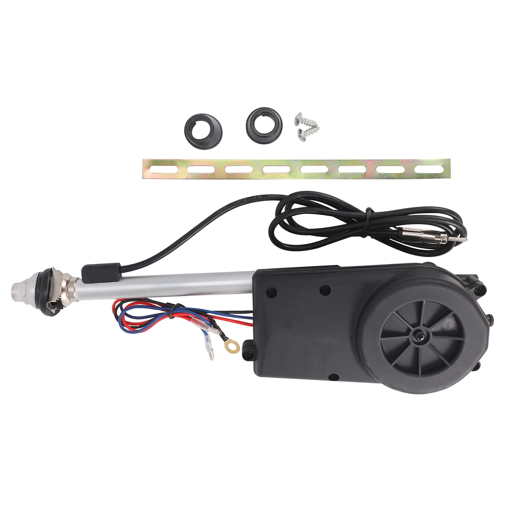 

Car Electric Aerial Radio Automatic Booster Power Antenna Kit Black