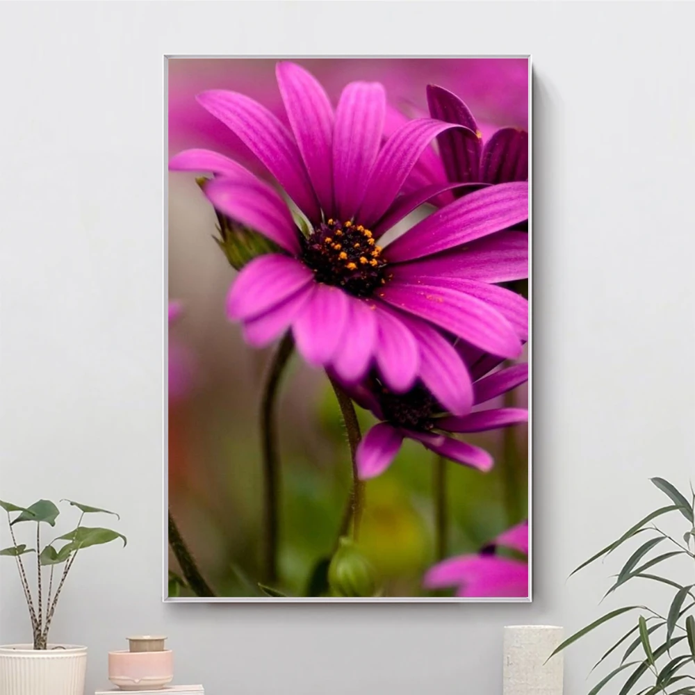 Flowers 5D Diamond Painting Colorful Mosaic Full Drill Embroidery Home Decor