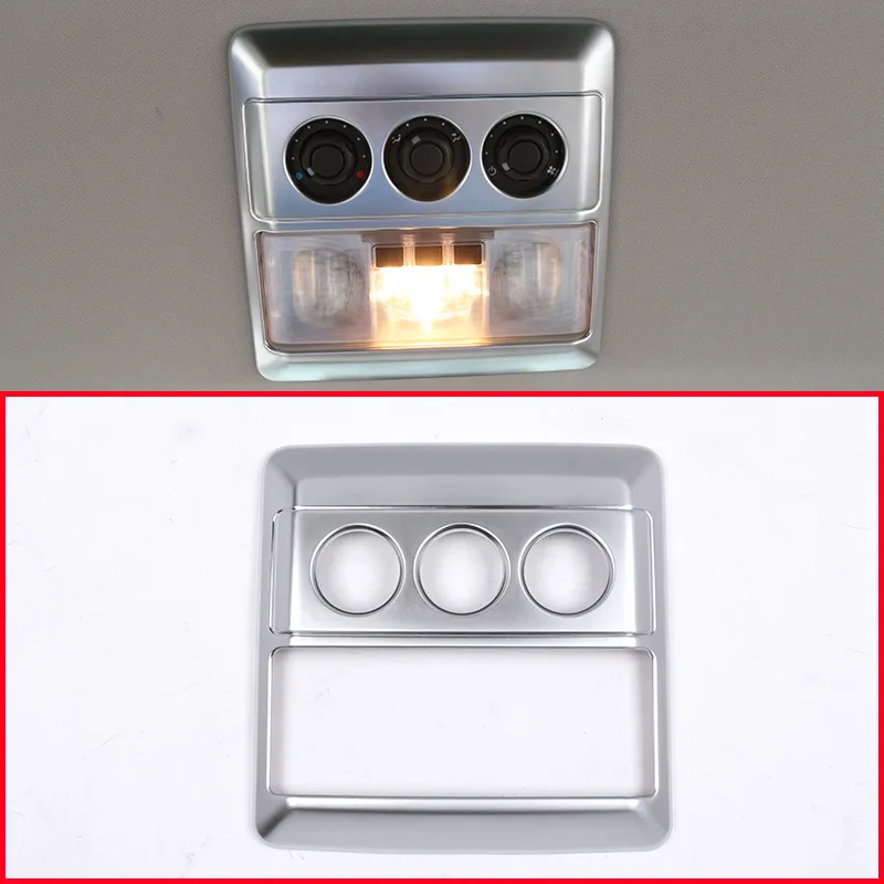 

Автомобильный ABS Матовый Серебристый задний фсветильник для чтения рамка отделка для Land Rover Discovery 4 LR4 2010-2016 аксессуары gtr