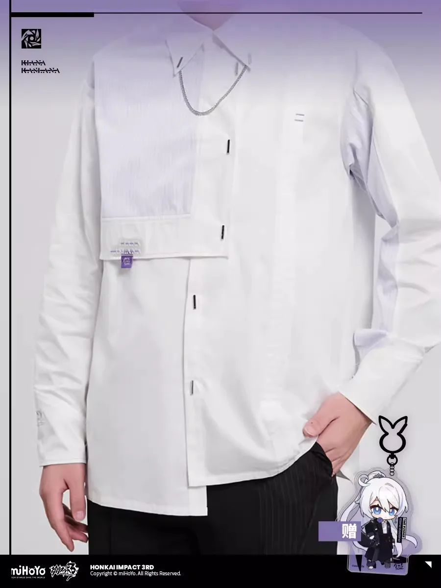 Официальный костюм для косплея miHoYo Honkai Impact 3 киана гравий тема рубашка пламя