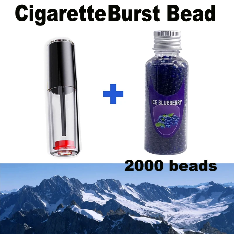 

DIY Fruit Mix flavor Cigarette Brush Ball For Smoking Hot Sale mini Pusher Box Gadgets for Men Menthol Cigarette Popping Capsule