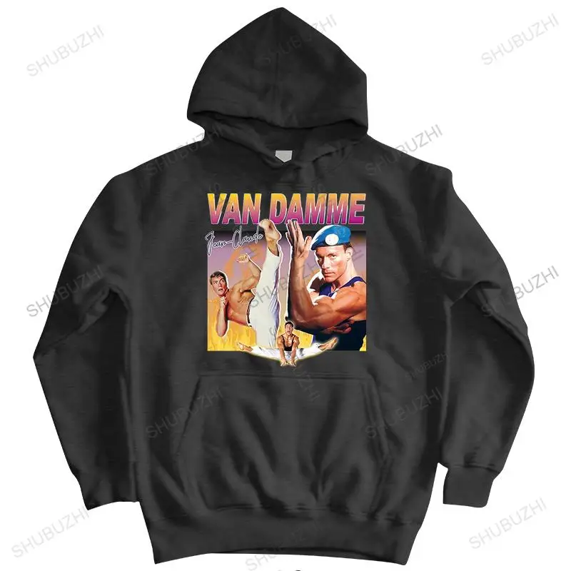

Men sweatshirt spring streetwear pullover cotton fashion top ean-Claude Van Damme homme autumn shubuzhi hoodies zipper Oversized