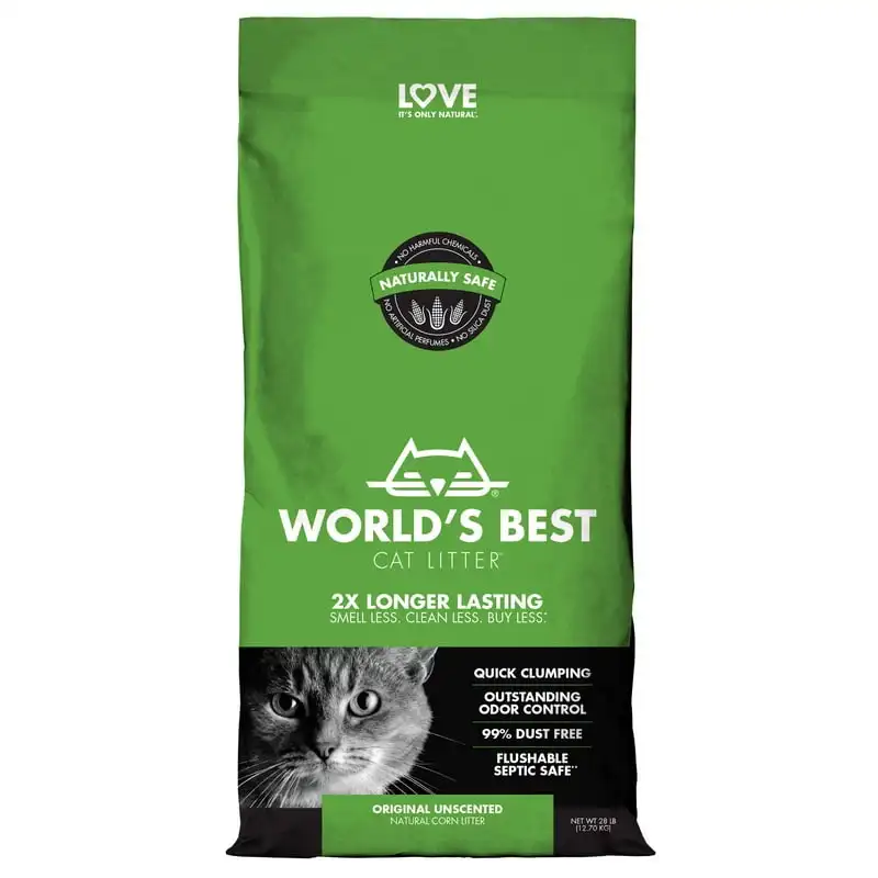

Best Cat Litter Original Unscented Natural Cat Litter, 28 lb