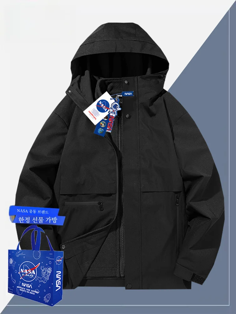 Joint Name Autumn and Winter Three-in-One Jacket Men's Outdoor Mountaineering Suit Liner Detachable Windproof Waterproof... |