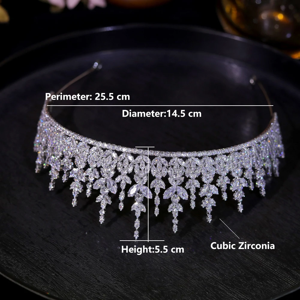 НОВАЯ диадема CZ короны-бабочки свадебные диадемы для свадьбы украшения волос