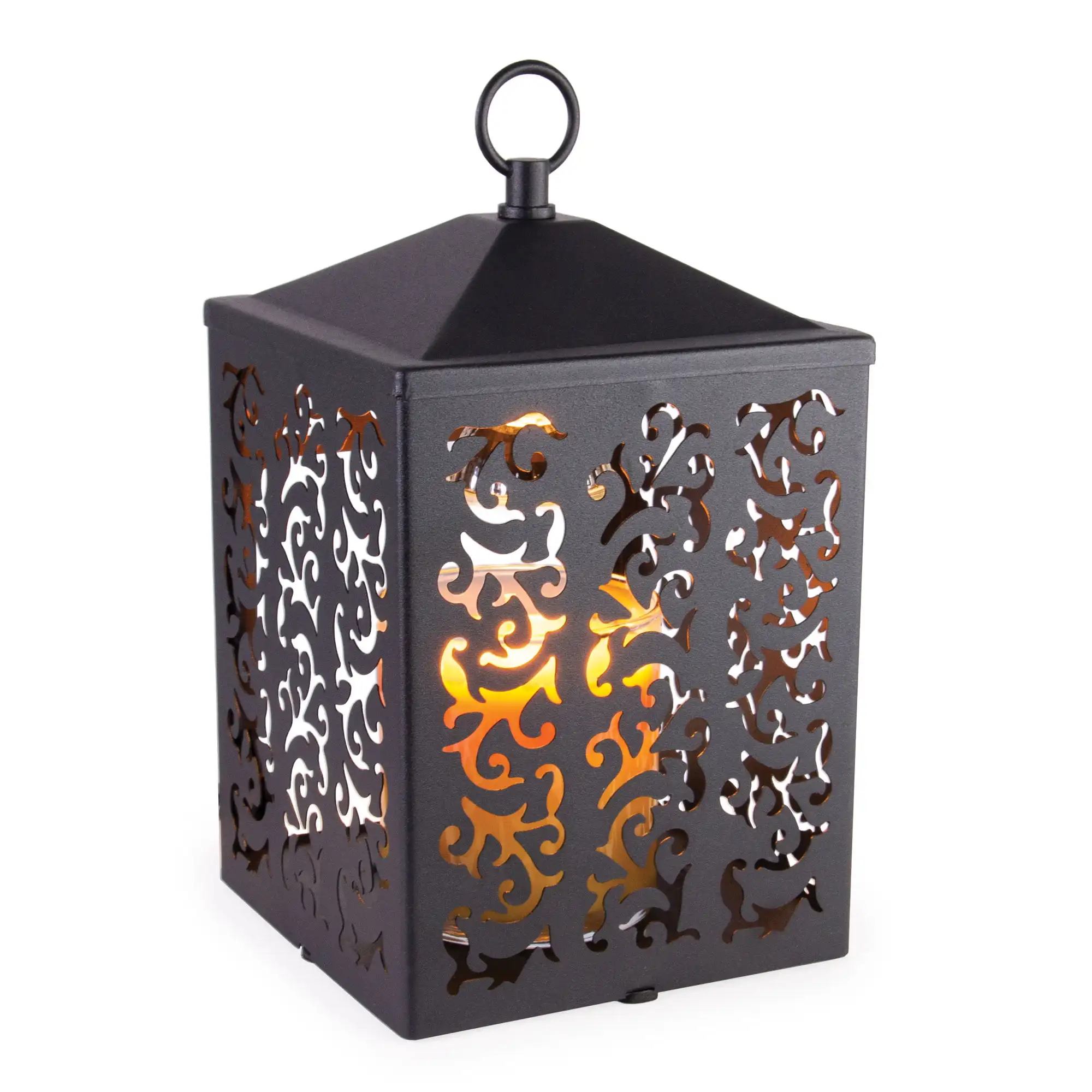 

Cottage Candle Warmer Lantern, Black