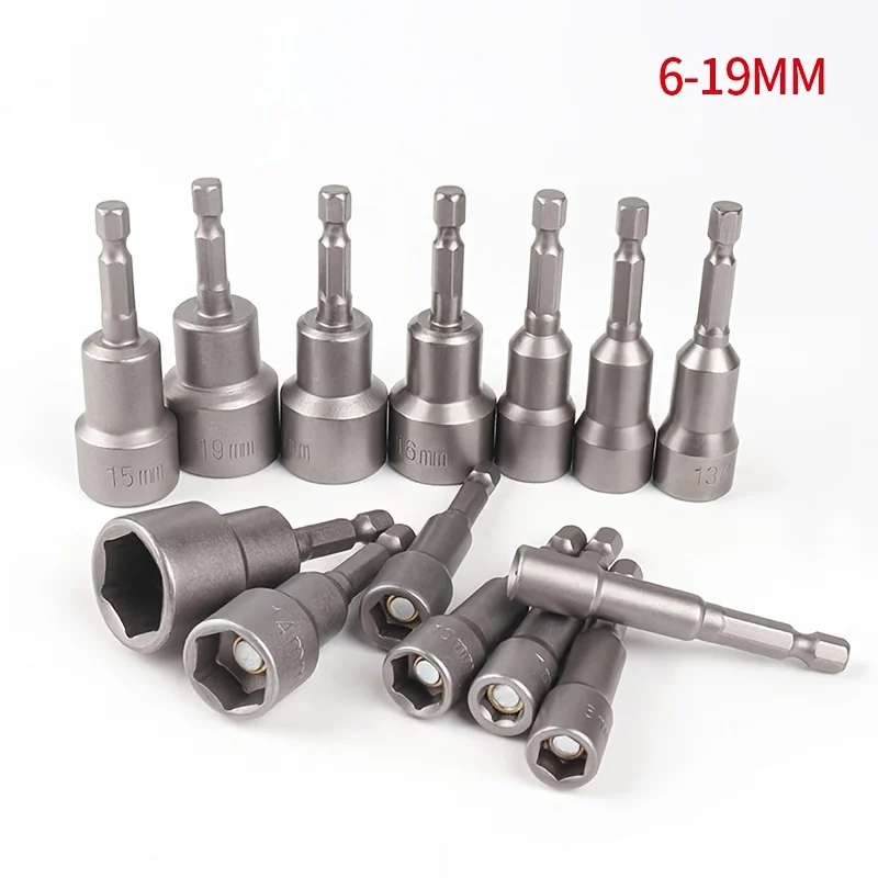 Набор Магнитных гаечных ключей 2 шт. 6-19 мм метрические ударные гайки 6 35 сверло с