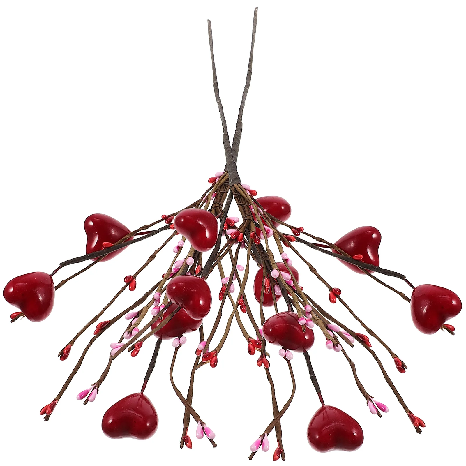 

Love Cuttings Artificial Valentine's Branch Valentines Gift Day Decoration Ornament Flower Picks Decorations Home