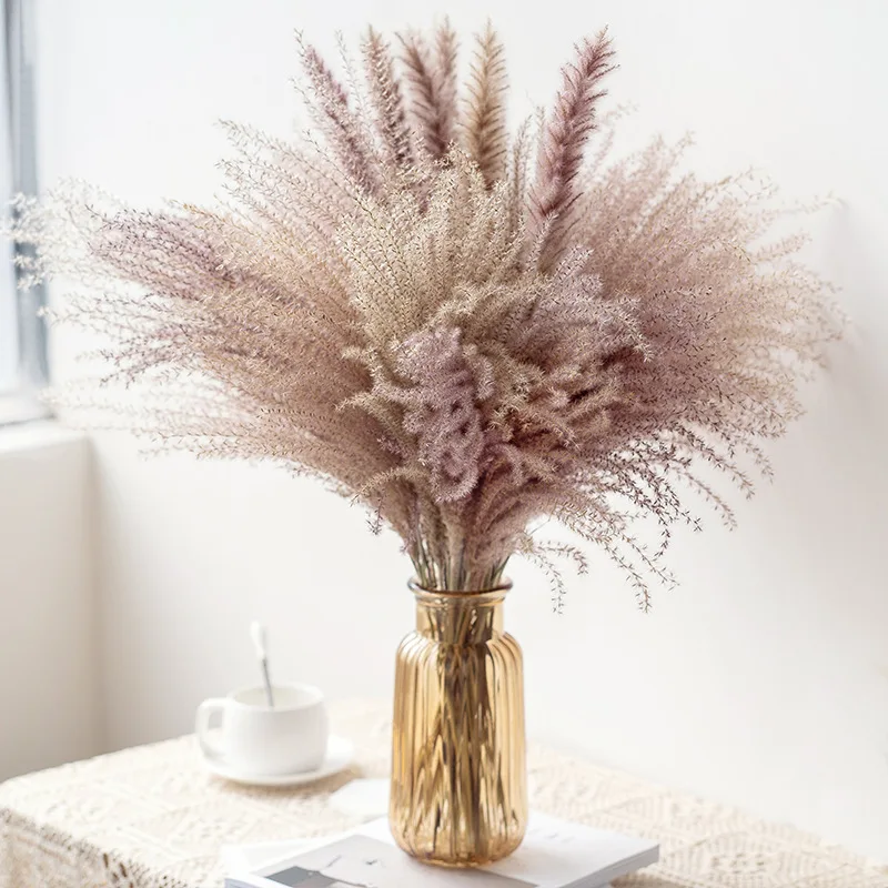 Natural Reed Pampas Grass Dried Flower Boho Home Decor Wedding Party Living Bedroom Table Decoration Flores Preservadas For Room