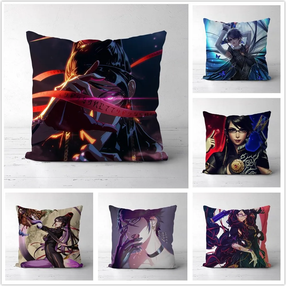 

Bayonetta Two Sides Decor Pillow Cushion Case Cover