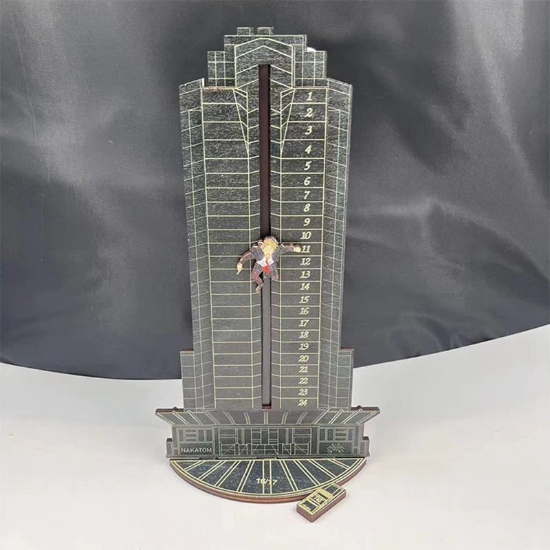 Gruber Falling Off Nakatomi Plaza Забавный календарь на Рождество и Хэллоуин деревянный