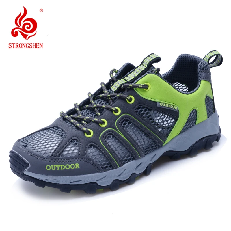 STRONGSHEN Men Aqua Shoes Barefoot Women Beach Shoes Quick Dry Wading Sneakers Outdoor Breathable Moutain Trekking Shoes Unisex