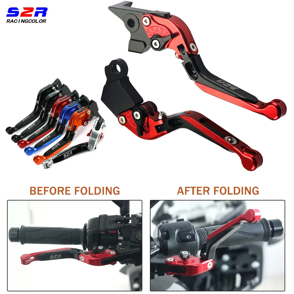 

Motorcycle Handlebar Brake Handle Clutch Lever for YAMAHA YBR125 YBR250 YBR XZT 125 250 Modification Parts Foldable Expandable
