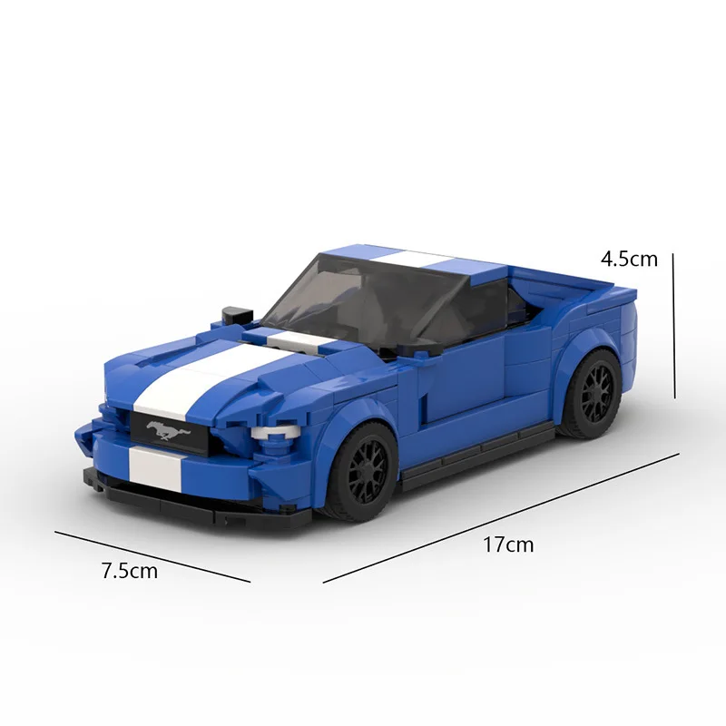 Лидер продаж технический автомобиль MOC скоростные чемпионы проверенный R8 Shelby GT500
