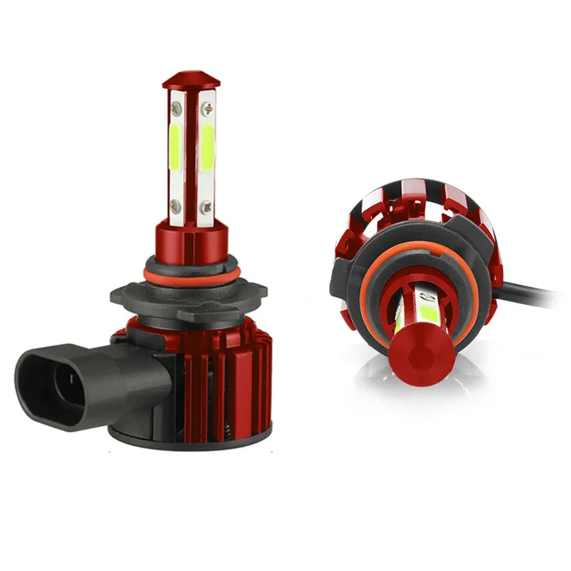 

F8 4-сторонняя светодиодная Автомобильная фара, автомобильная светодиодная лампа, улучшенная секция, Универсальная автомобильная фара крас...