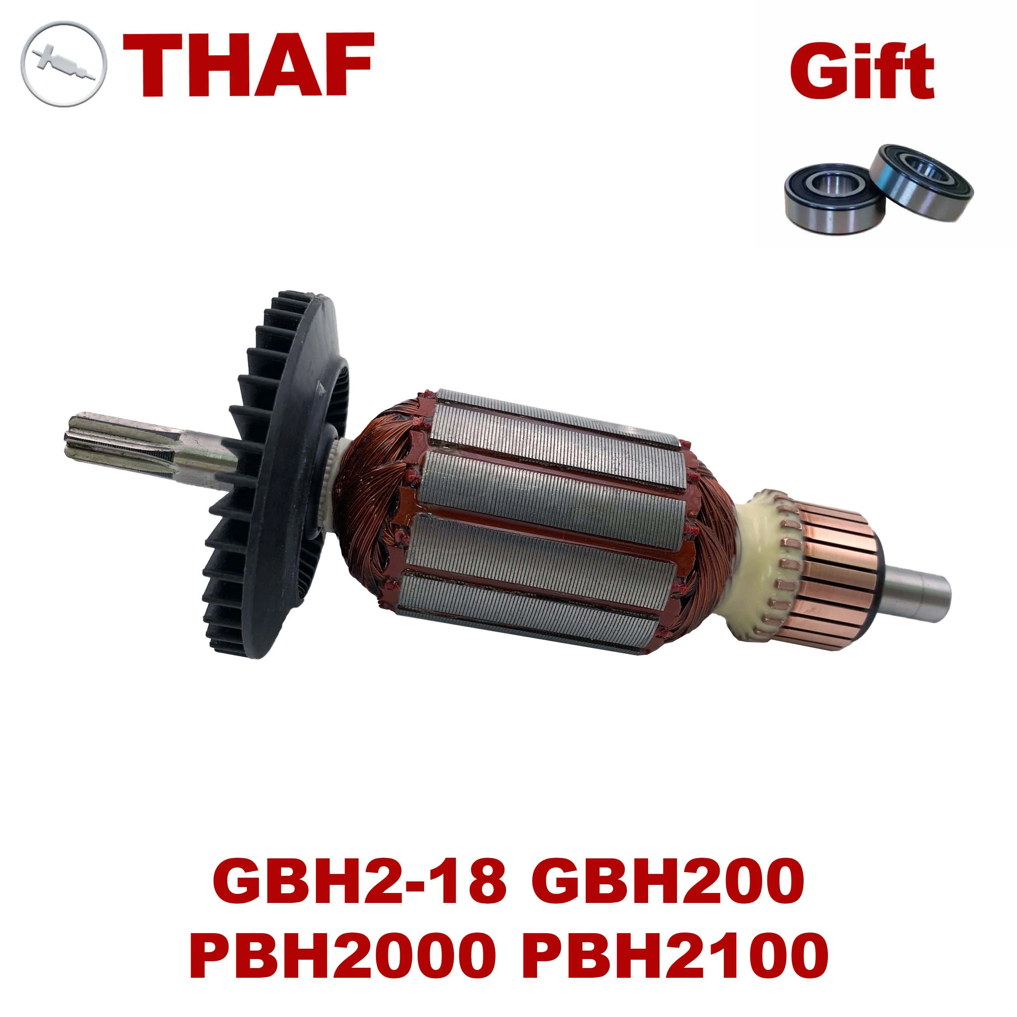 AC220V-240V Якорь ротор замена для BOSCH Перфоратор GBH2-18E GBH2-18RE GBH2-18 PBH2000RE PBH2100RE