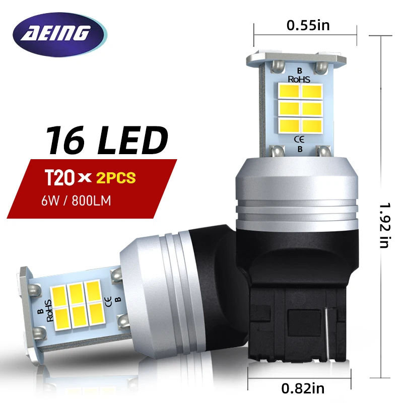 

Светодиодные лампы заднего хода без ошибок T20 7440 W21W для Mercedes-Benz X-Class X350d X250d X220d 470 Pick-up 2017-2020, 2 шт.