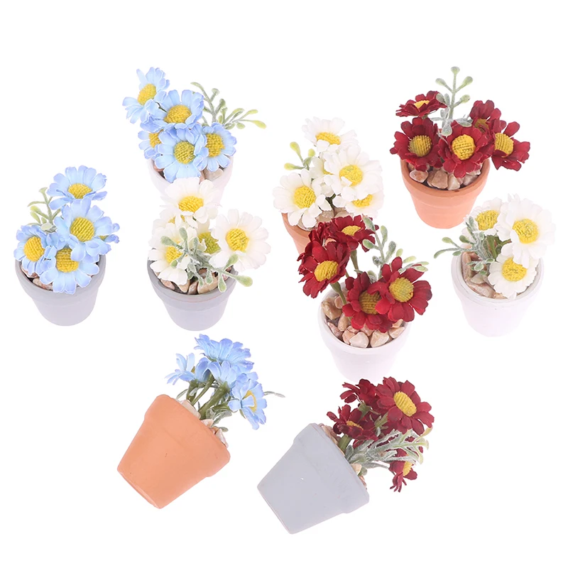 

1:12 Миниатюрный Кукольный домик, мини-дерево в горшке для зеленых растений в горшке, кукольный домик, домашний декор, имитация в горшке, искусственное украшение, новинка