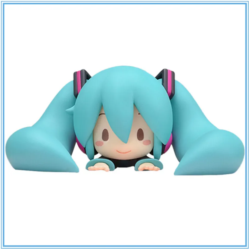 

2022 new 8Cm Hatsune Miku Cartoon Character Model Cute Desktop Decoration periphery Q version of the doll Girl exquisite gift