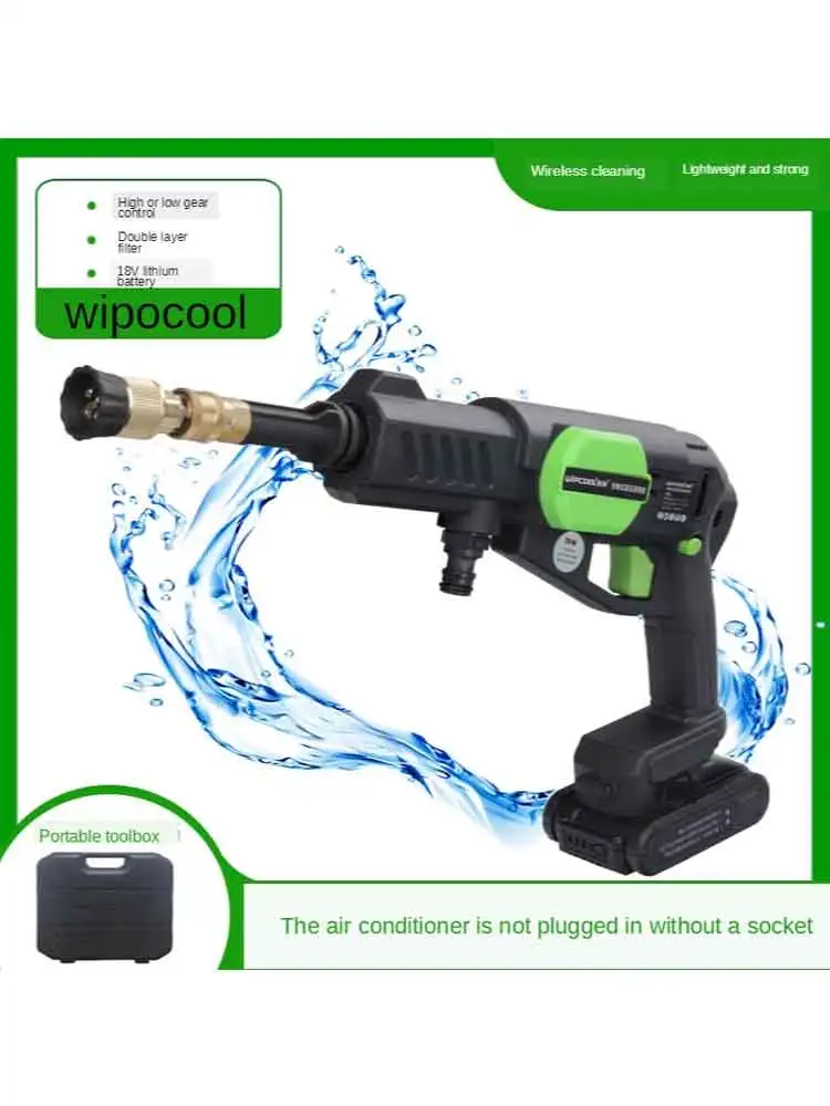 

WIPCOOL C25 Rumah Tangga Portable Air Conditioner Pembersih Khusus Pompa Nirkabel Baterai Lithium Cleaning Gun Cleaning Mesin Mo