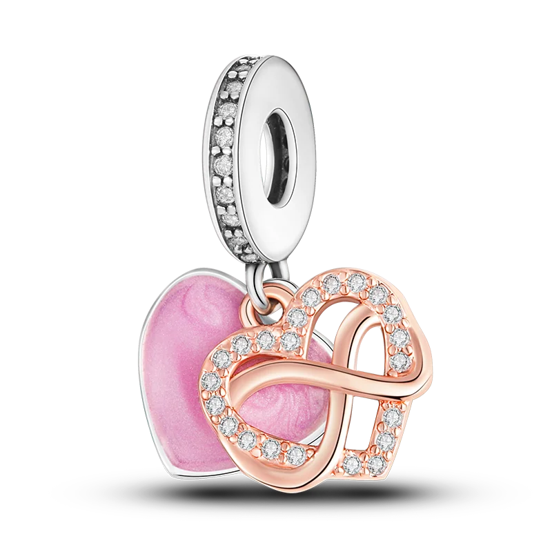 Бусины-шармы для браслетов и ювелирных изделий серебристого цвета |