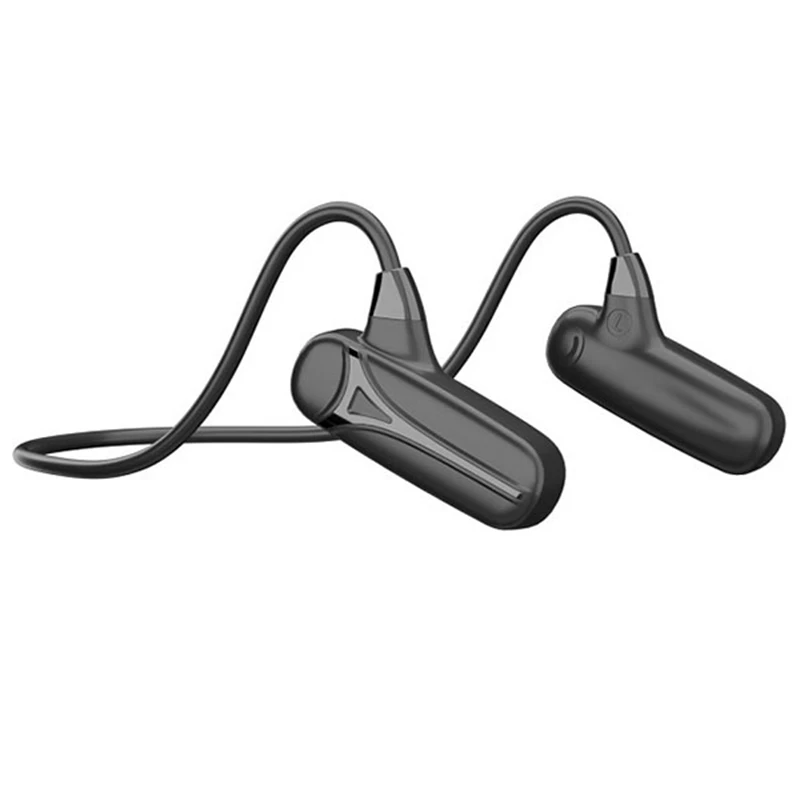 

Умные наушники HFES с костной проводимостью, Bluetooth 5,0, Hi-Fi беспроводная гарнитура с ушным крючком, IPX5 водонепроницаемые спортивные музыкальные...