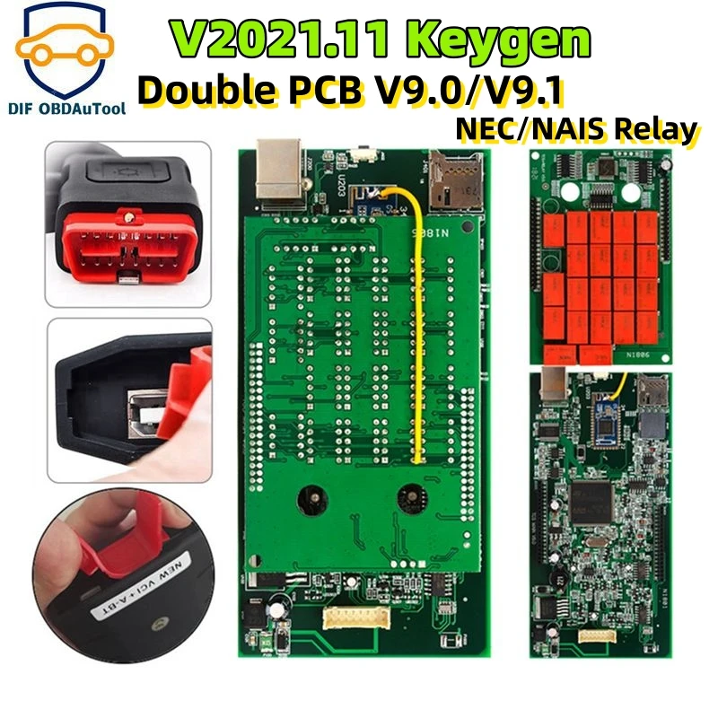 Считыватель кодов VD150 Pro V2021.11, инструмент для считывания кодов автомобиля/грузовика с поддержкой нескольких языков, NEC/Φ 2020,23, V9.0/V9.1