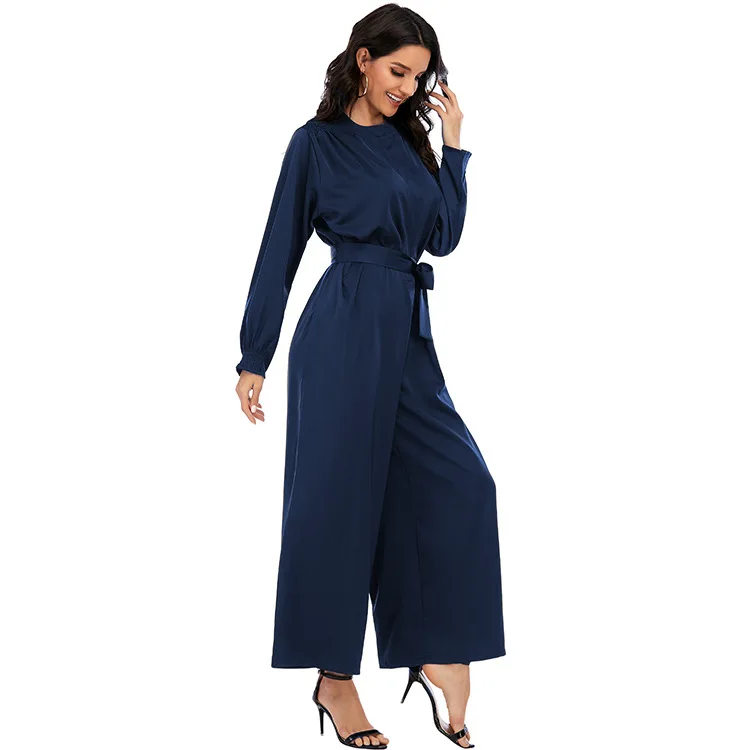 Rompers Abaya Dubai Abayas Islamic Clothing For Women Turkey Muslim Robe Femme Musulmane Jumpsuit Dress Kaftan Morocc