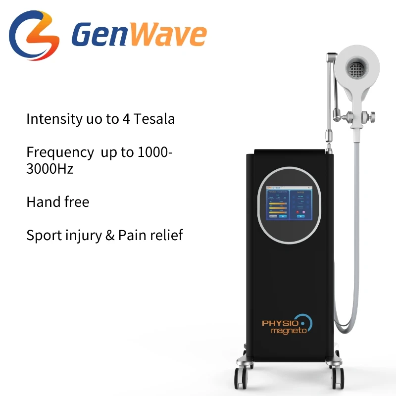 

PMST Vertical Physio Magneto 4 Tesla With 1000-3000Hz For Sport Injury And Pain Relif Hand Free Device