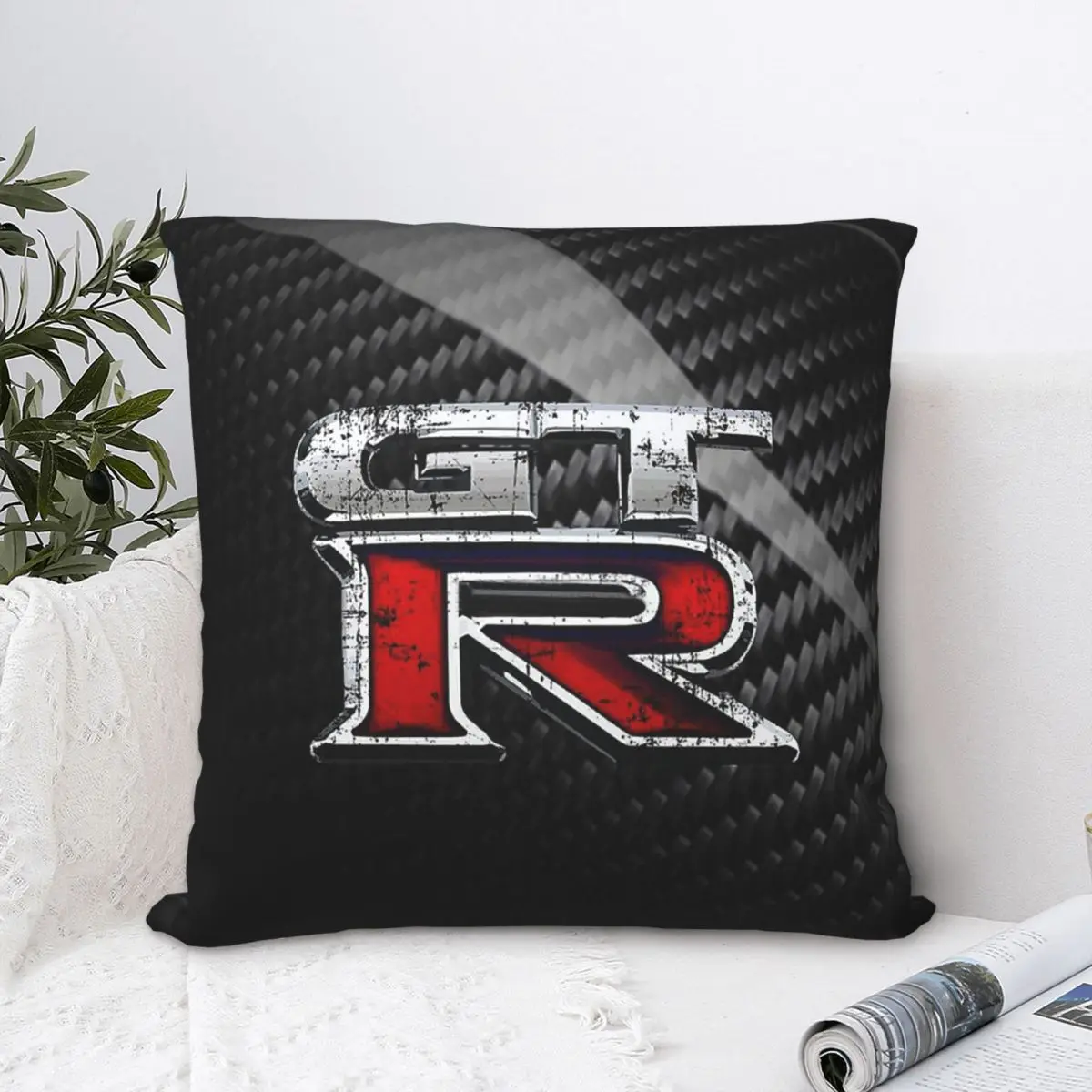 

Чехол для подушки GTR из углеродного волокна GTR F1, Классный рюкзак для соревнований по гоночному автомобилю, наволочки Hugpillow, мягкий домашний декор с принтом «сделай сам»