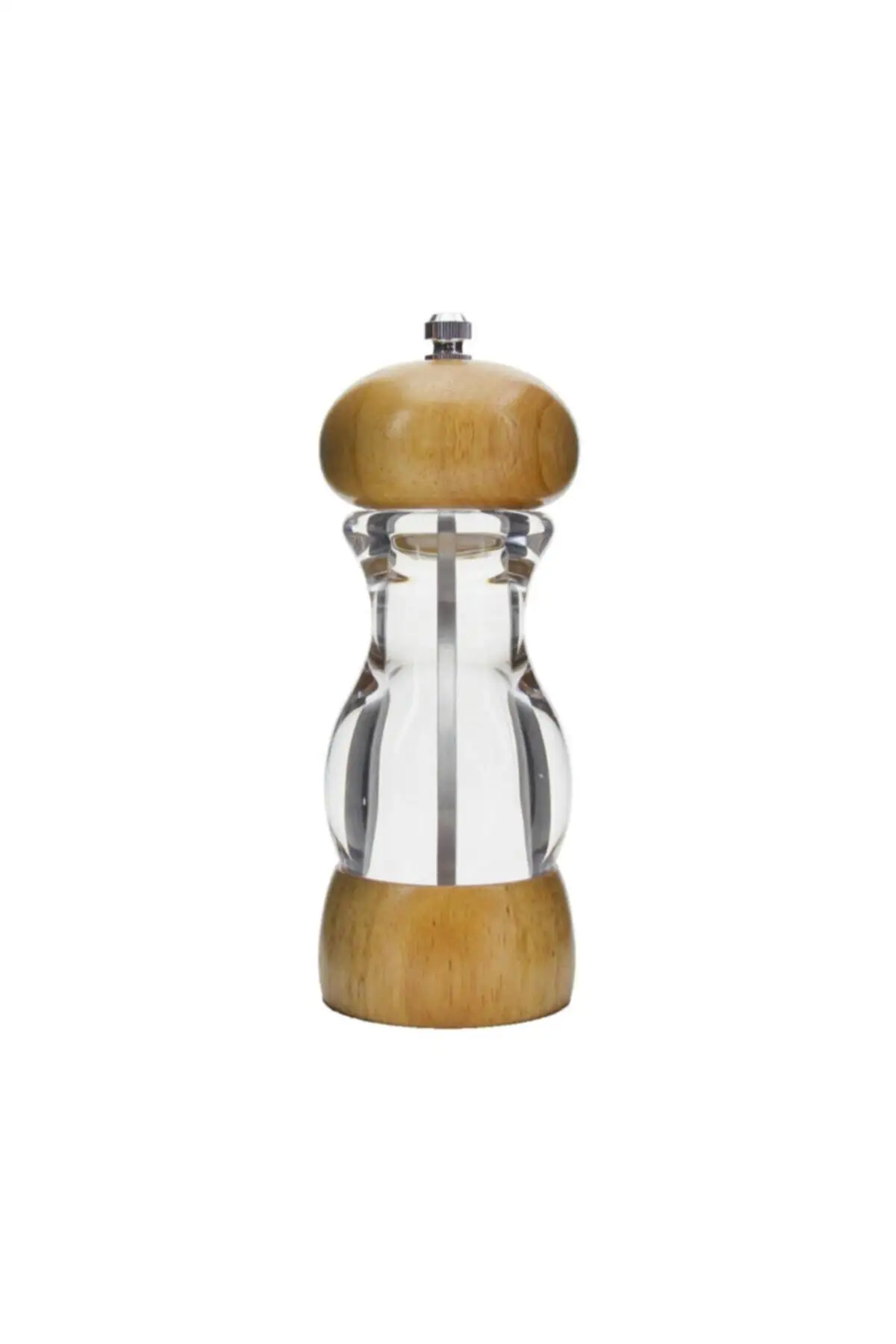 

Wooden Head Acrylic Salt & Pepper Grinder Mill