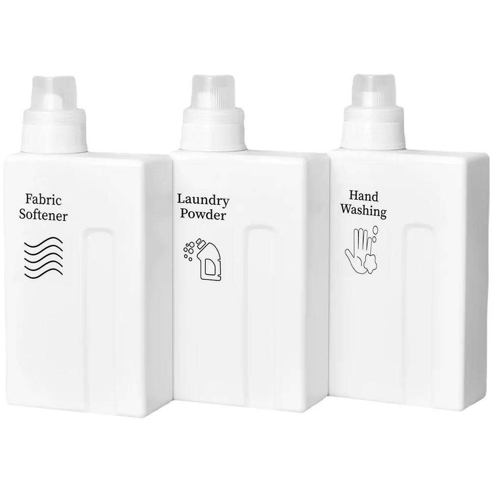 

Laundry Bottle Dispenser Detergent Liquid Soap Containerbottles Pump Refillable Empty Holder Washing Canister Sub Beads Booster