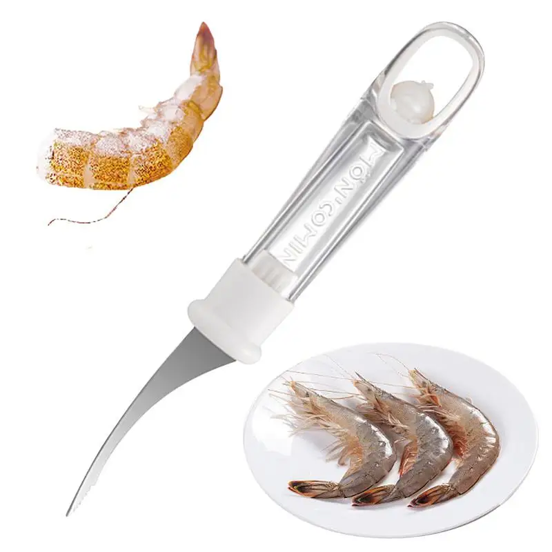 

Kitchen Appliance Stainless Steel Shrimp Peeler Prawn Peeler Line Cutter Cleaning Shrimp Line Fishing Lobster Peel Seafood Tool