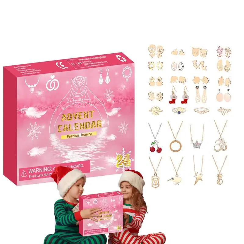

24 pcs Advent Calendar 2023 Unique Christmas Advent Calendar Christmas Countdown Gift Box for Kids Teens Women party supplies