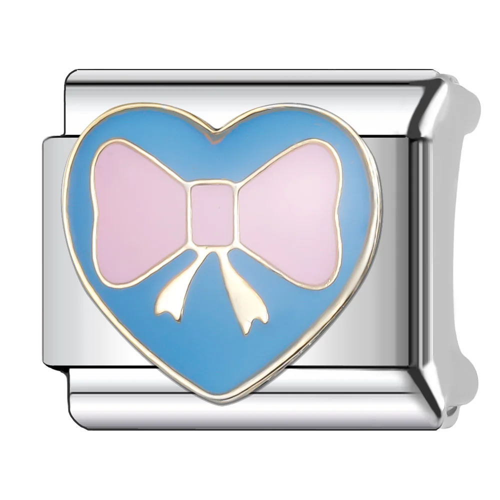 Trusta Модный Романтический Любовь Сердце Набор итальянские звенья очаровательный