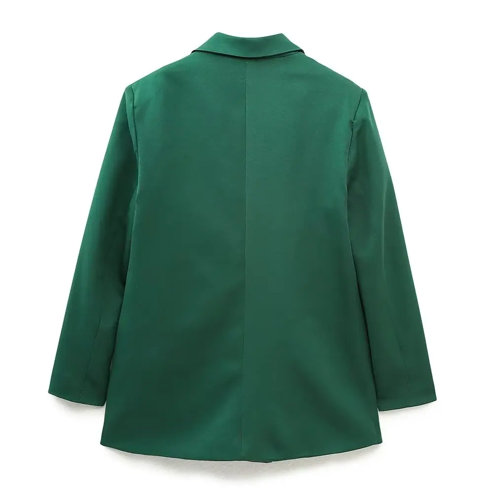 Jenny&DaveEngland Style Fashion Simple Double Breatsed Loose Blazers Women Jacket Tops