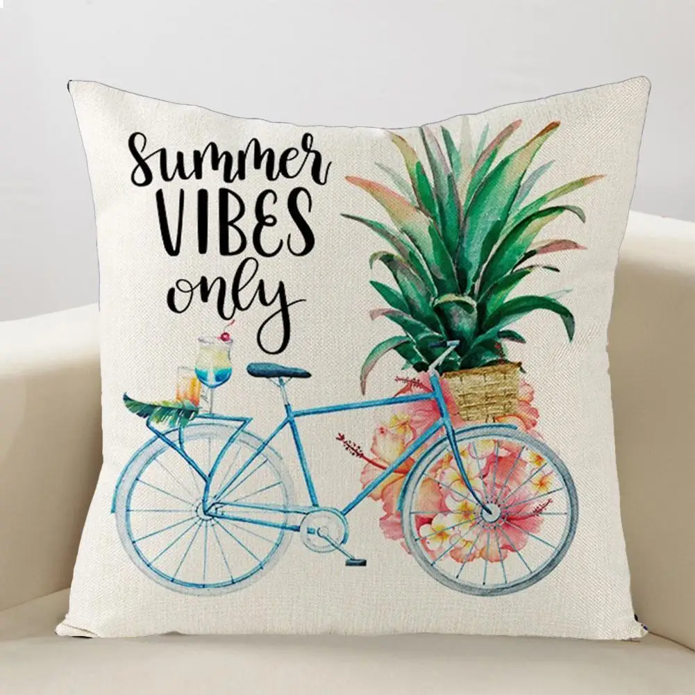 

FloraI Print Modern Fine Pattern Sofa Pillow Cover Square Pillow Protector High Fidelity Garden Decoration