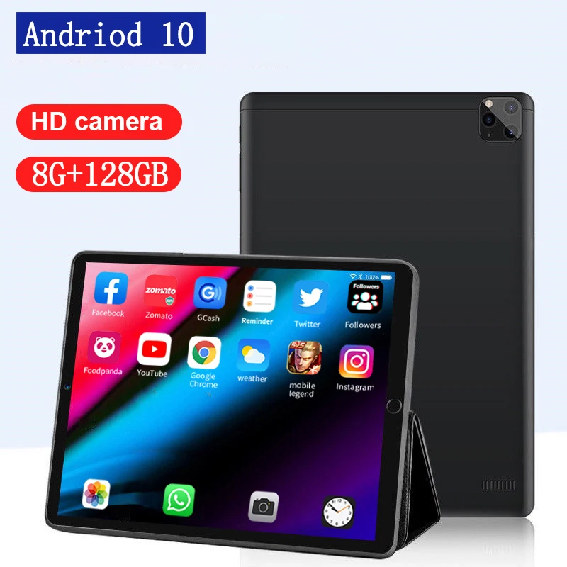 

Планшет с 10,1-дюймовым дисплеем, десятиядерным процессором, ОЗУ 8 Гб, ПЗУ 10,1 ГБ, Android 10,0