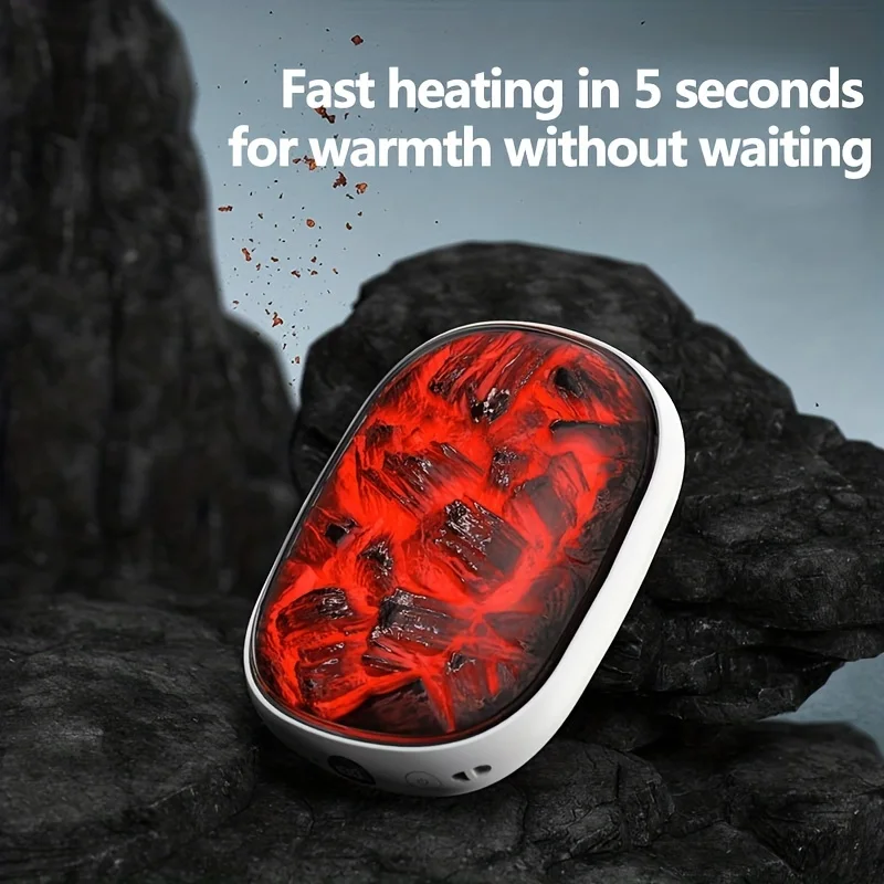 

2 in 1 Mini Handwarmer Electric Hand Warmer 10000mah Mini Heater Portable Supplies for Traveling School for Outdoor Home Office