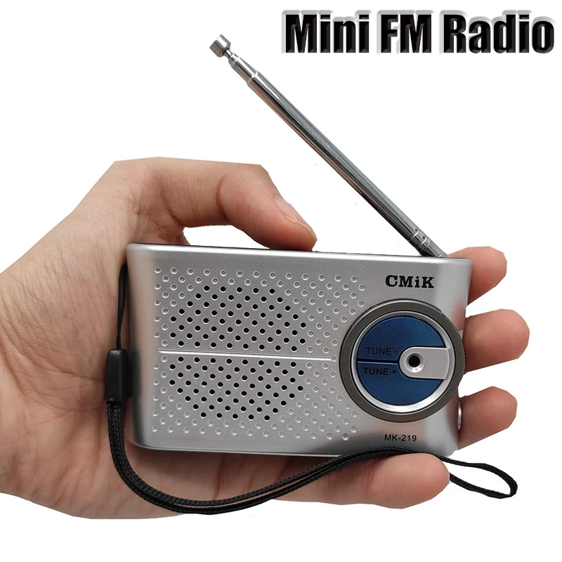 Карманный Радио Портативный fm-приемник мини-динамик с телескопической антенной/3