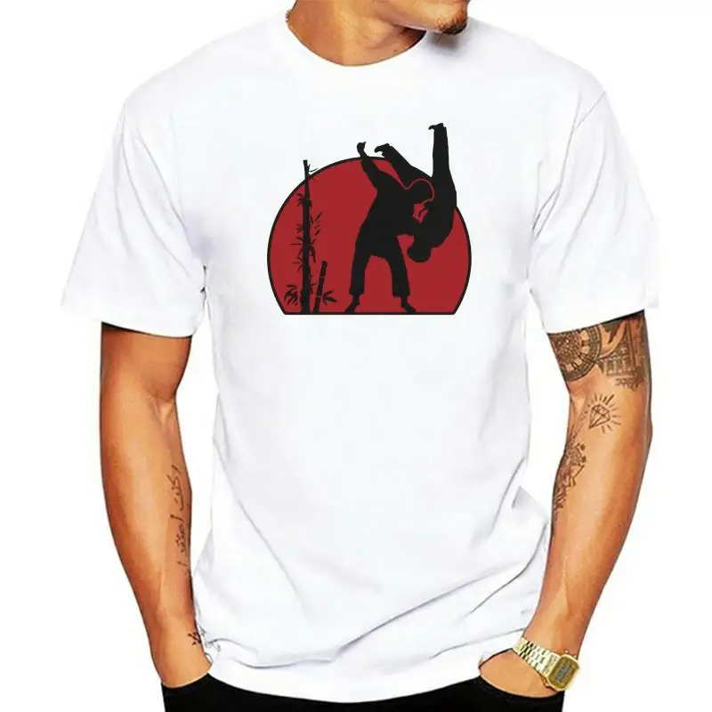 

Men tshirt Judo and Bamboo cool Printed T-Shirt tees top