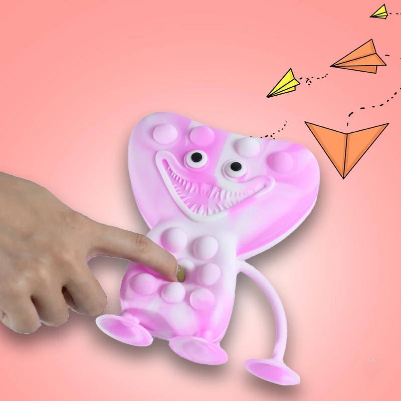 New Cute Bobbi Silicone Sucker Toy Bubble Squeeze To Relieve Anxiety And Exercise Hands-on Ability Children's Gift
