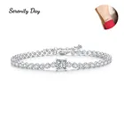 Браслет унисекс из серебра 5,5 пробы с муассанитом 5,5 * м