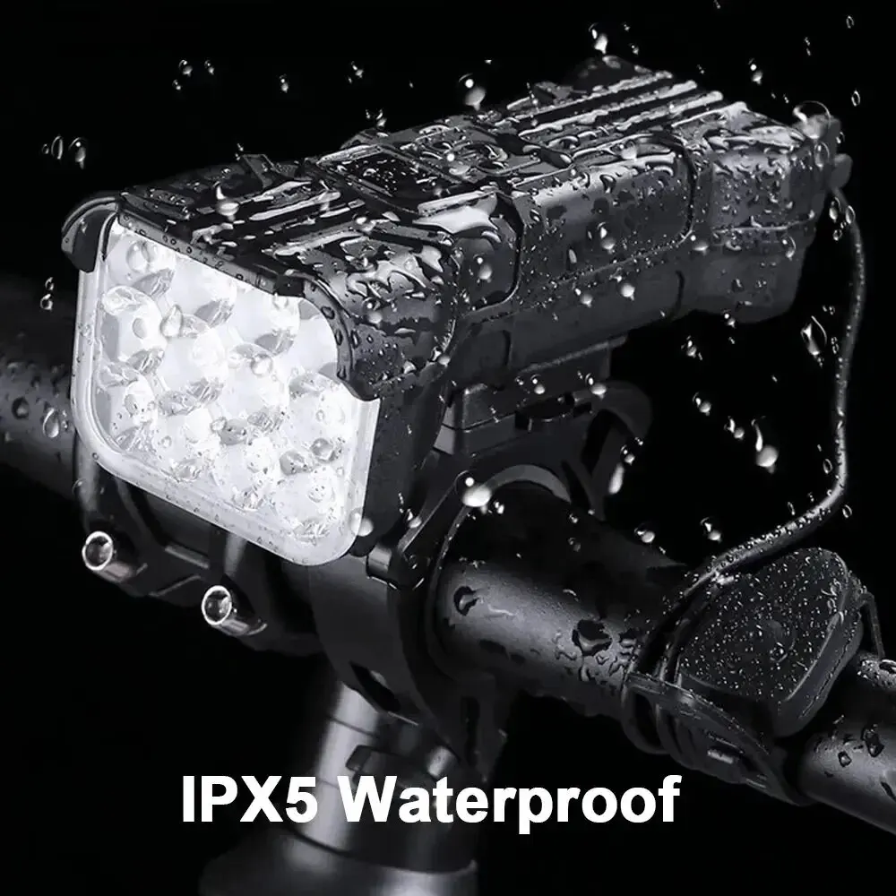 Зарядные велосипедные фары с гудками MTB фонари светодиодные ночной безопасности