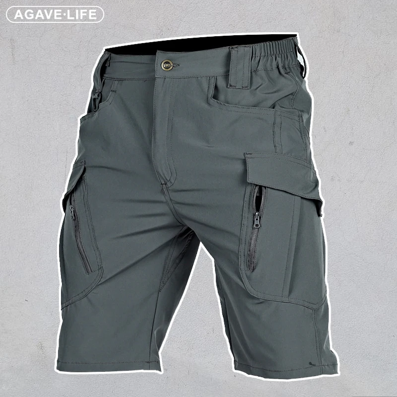 

Летние шорты, быстросохнущие брюки с несколькими карманами, женские военные тактические шорты, мужские водонепроницаемые износостойкие брюки-карго для мужчин