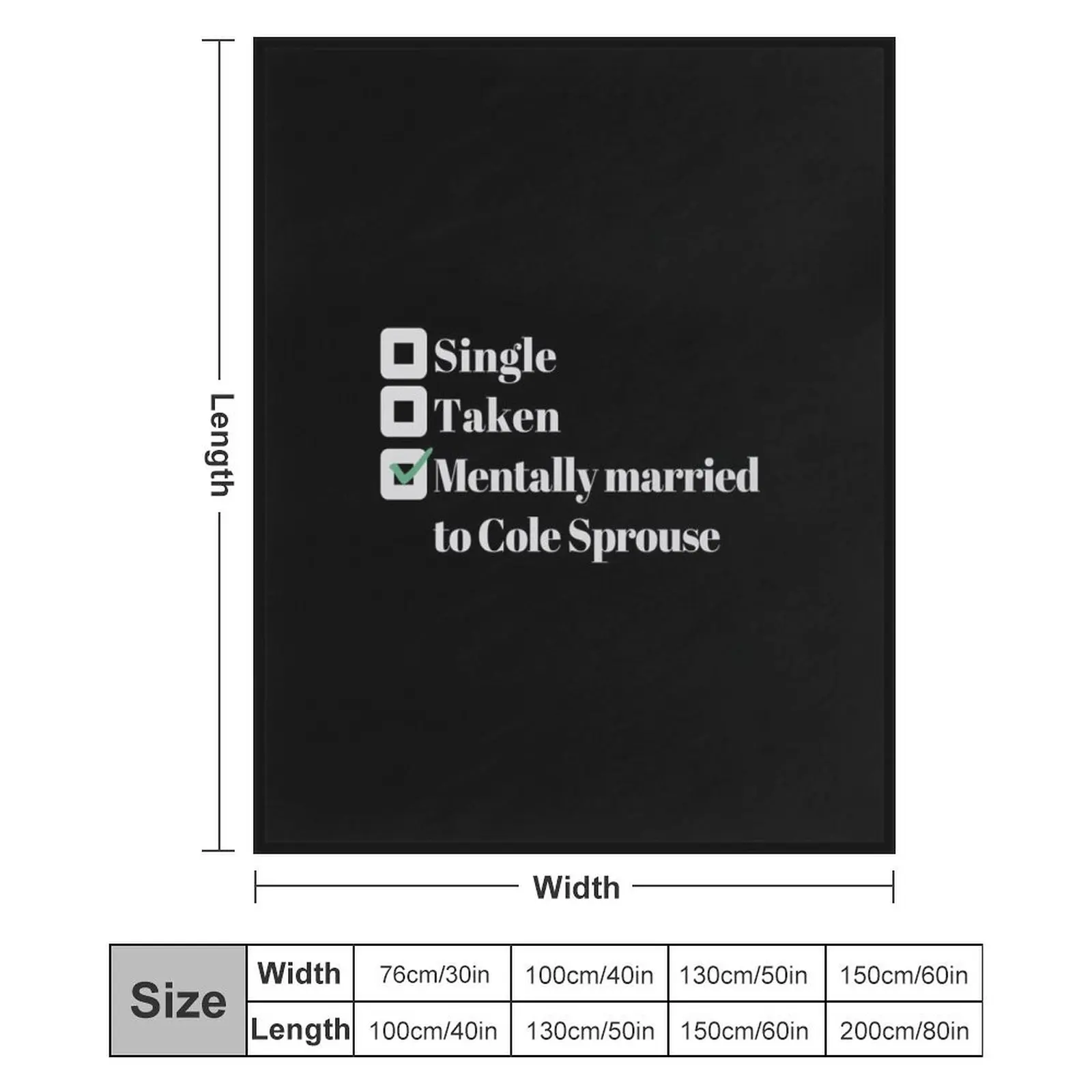 Менточно женатый в Cole Sprouse Плед Одеяло Хэллоуин Пляжные Одеяла