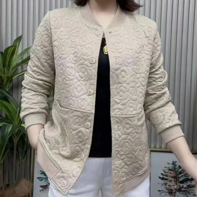 

Solid Color Ladies Short Baseball Jacket 2022 New Korean Spring Casual White Jacket Top Female Cardigan Button Jackets Fashion