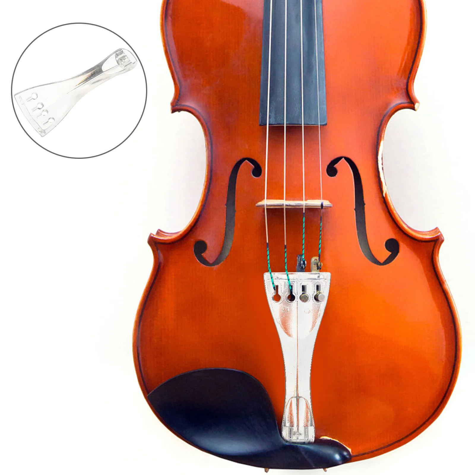 

Violin Tailpiecestring Board Replacement Bridge Practical Instrument Accessory