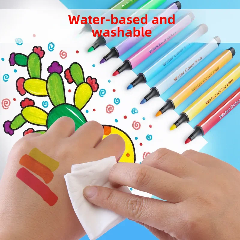 Моющиеся детские акварельные ручки офисные принадлежности 36 цветов